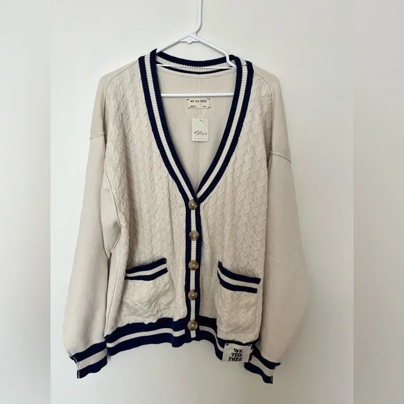 Free People We The Free Varsity Cardi - Picture 6 of 16